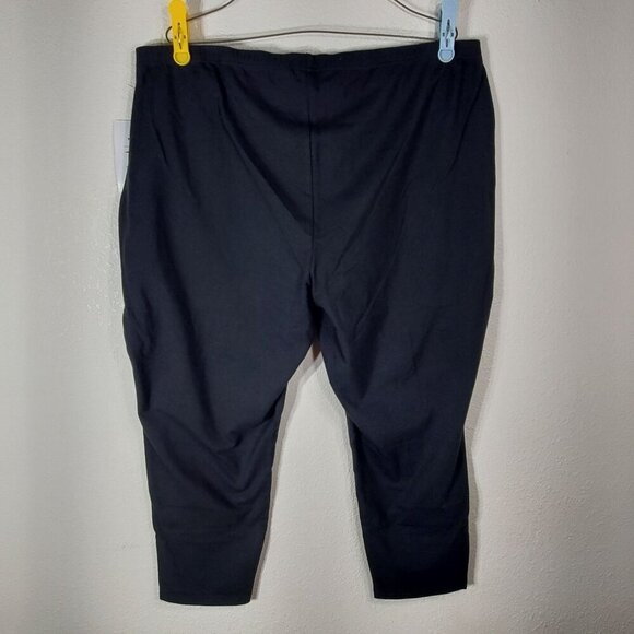 Women With Control Black Slimming & Shaping Capri Pants 3XP Stretch Leggings - Picture 2 of 9